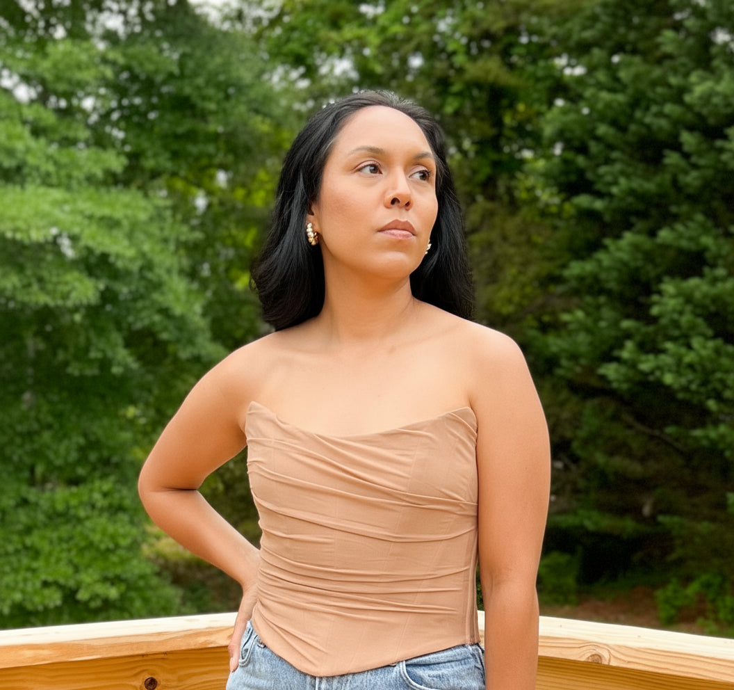 Corset Strapless Top