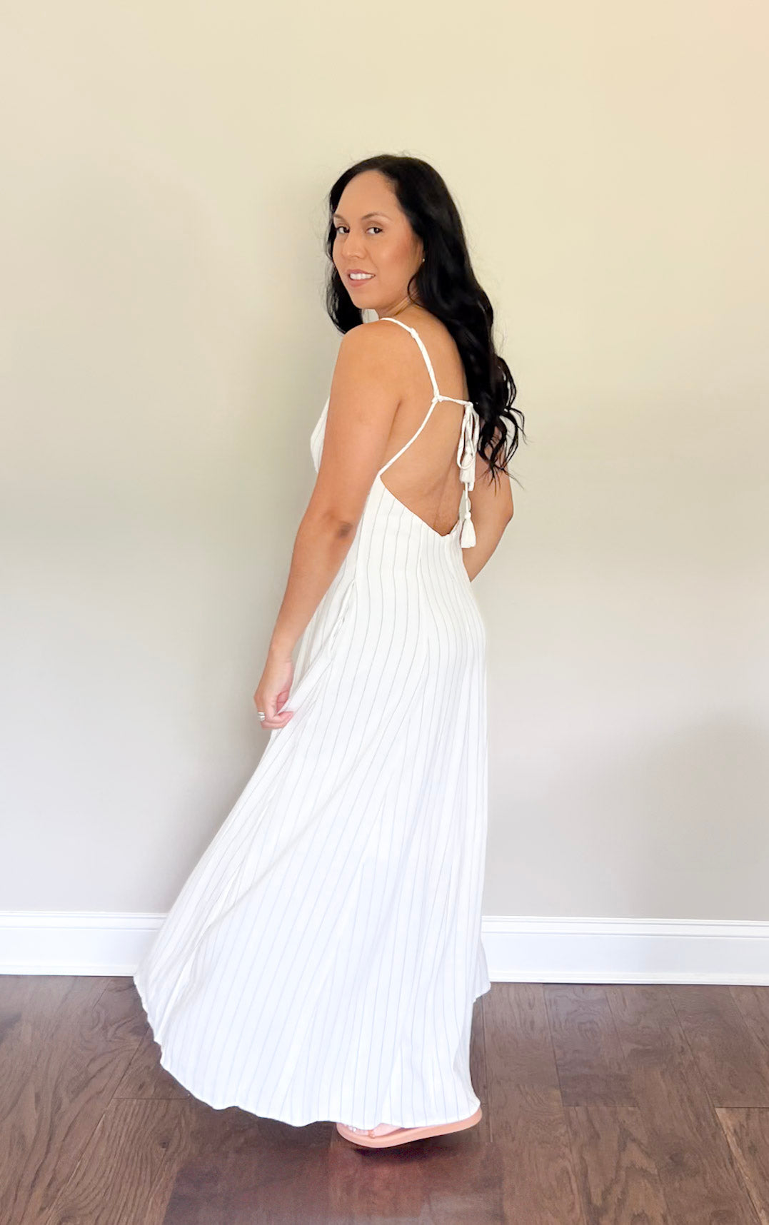 Ella Linen Maxi Dress