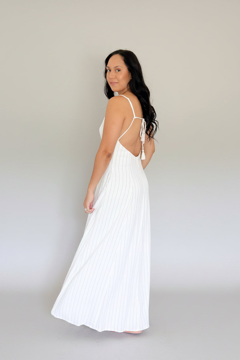 Ella Linen Maxi Dress