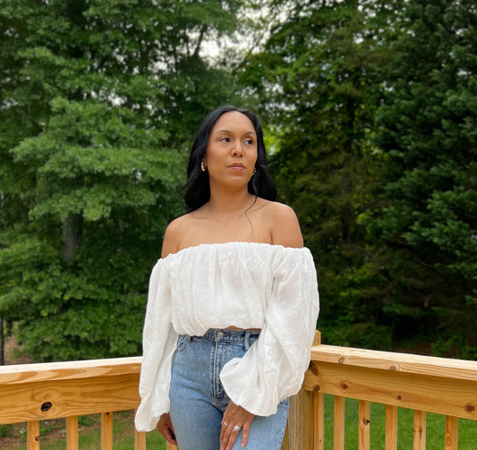Off The Shoulder Crop Top
